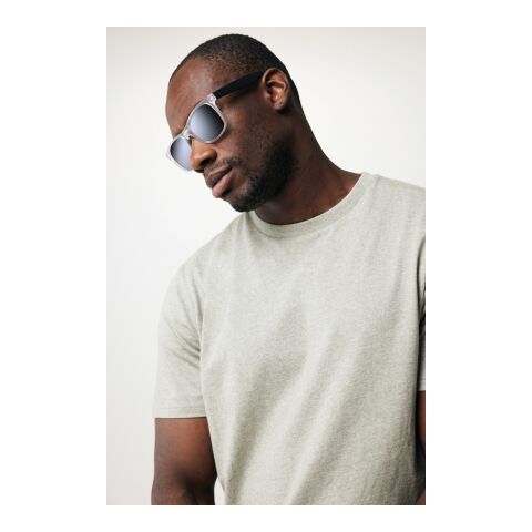 Gafas de sol con lentes de espejo de PC reciclado Gleam RCS negro-blanco | sin montaje de publicidad | no disponible | no disponible