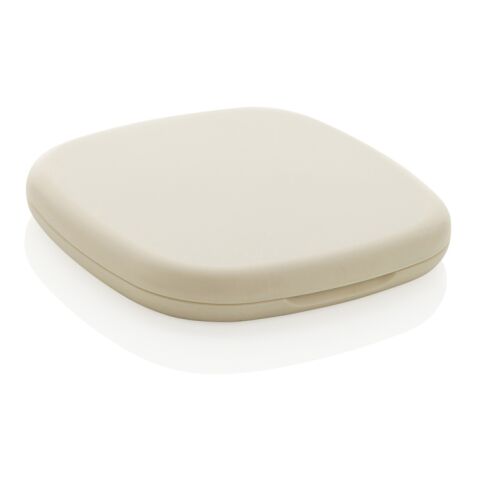 Espejo de maquillaje de plástico reciclado Reflecta RCS beige
