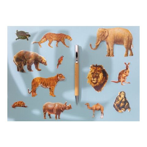 Bolígrafo moderno de bambú marron | sin montaje de publicidad | no disponible | no disponible