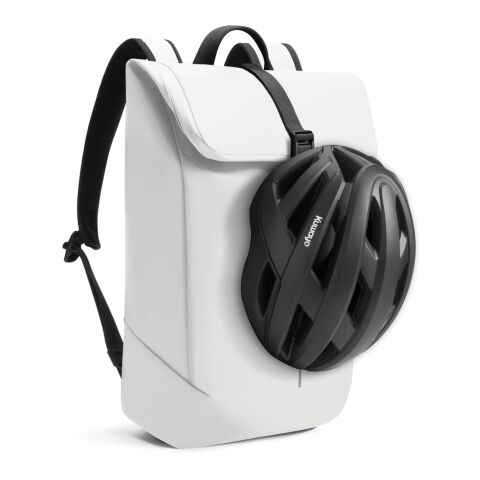 Mochila urbana resistente al agua con solapa gris-negro | sin montaje de publicidad | no disponible | no disponible