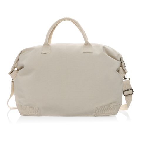 Bolsa de fin de semana de lona reciclada Kezar AWARE™ blanco | sin montaje de publicidad | no disponible | no disponible | no disponible