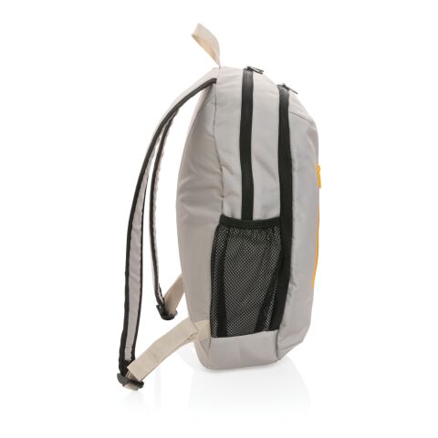 Mochila casual Impact AWARE ™ 300D RPET marron-naranja | sin montaje de publicidad | no disponible | no disponible | no disponible