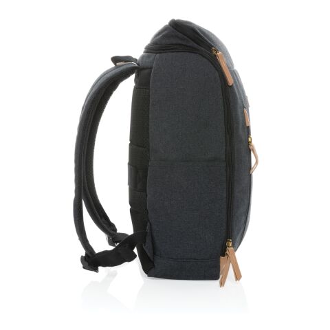Mochila para ordenador portátil de 15" Impact AWARE™ 16 oz negro | sin montaje de publicidad | no disponible | no disponible | no disponible