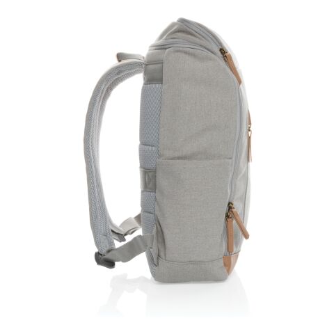 Mochila para ordenador portátil de 15&quot; Impact AWARE™ 16 oz gris | sin montaje de publicidad | no disponible | no disponible | no disponible