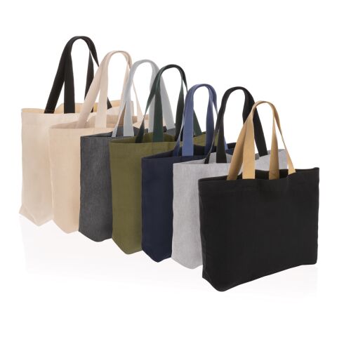 Tote grande de lona de 240 g/m² Impact Aware™ sin teñir gris | sin montaje de publicidad | no disponible | no disponible | no disponible