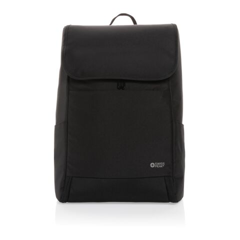 Mochila Swiss Peak Fern AWARE™ RPET con cremallera integral negro | sin montaje de publicidad | no disponible | no disponible | no disponible