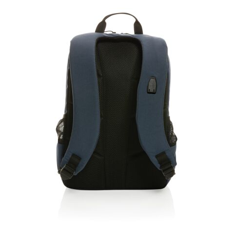 Mochila Lima para portátil Impact AWARE™ de 15,6&quot; RFID azul marino-azul | sin montaje de publicidad | no disponible | no disponible | no disponible