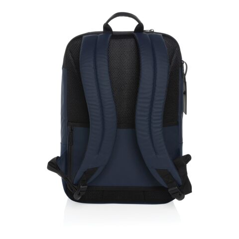 "Mochila ordenador Armond AWARE™ RPET de 15,6""" azul marino | sin montaje de publicidad | no disponible | no disponible
