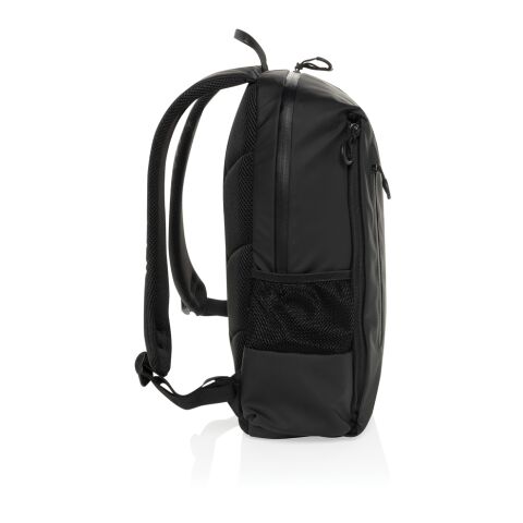 Mochila portátil 15,6&quot; resistente al agua Lima Aware™ RPET negro | sin montaje de publicidad | no disponible | no disponible | no disponible