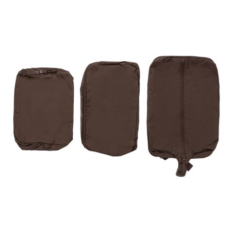 Set cubos organizadores RCS nailon reciclado KENTO URBAN marron