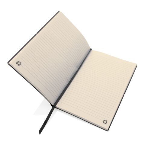 Libreta de cuero reciclado A5 gris | sin montaje de publicidad | no disponible | no disponible