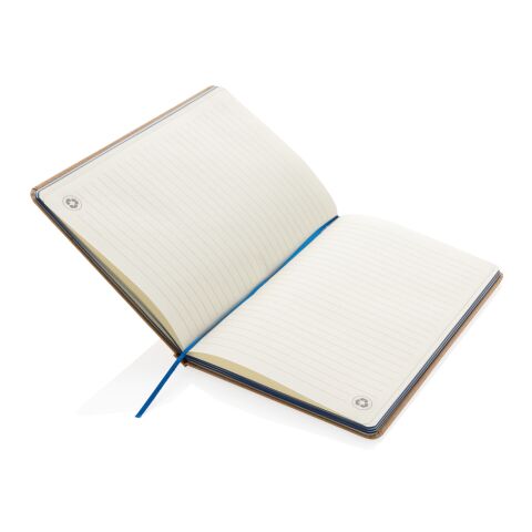 Libreta A5 ecológica de kraft azul