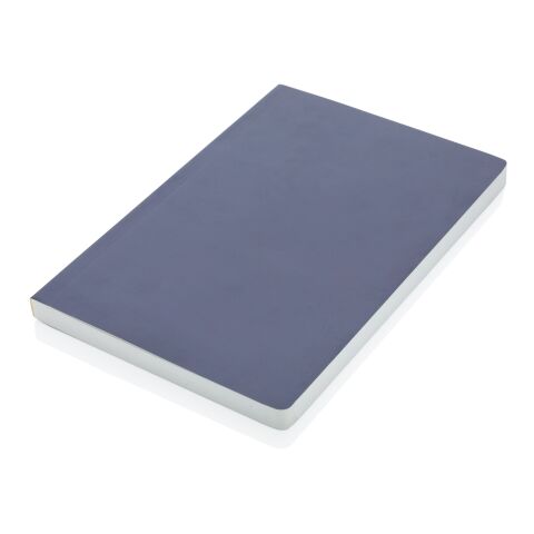 Cuaderno de papel de piedra de tapa blanda Impact A5 azul marino | sin montaje de publicidad | no disponible | no disponible