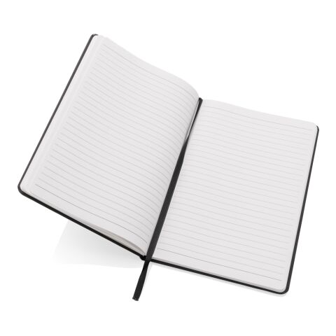 Cuaderno A5 de papel kraft y piedra reciclado Craftstone negro | sin montaje de publicidad | no disponible | no disponible