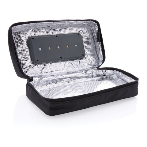 Estuche esterilizador portátil UV-C con batería integrada gris | sin montaje de publicidad | no disponible | no disponible