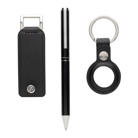 Set de regalo 3 piezas Tula de lujo de rPU certificado RCS negro | sin montaje de publicidad | no disponible | no disponible