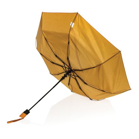 Miniparaguas apertura automática Impact AWARE™ 190T de 21&quot; Reloj De Sol Naranja | sin montaje de publicidad | no disponible | no disponible