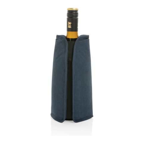 Funda para enfriador Vino AWARE™ RPET azul marino | sin montaje de publicidad | no disponible | no disponible