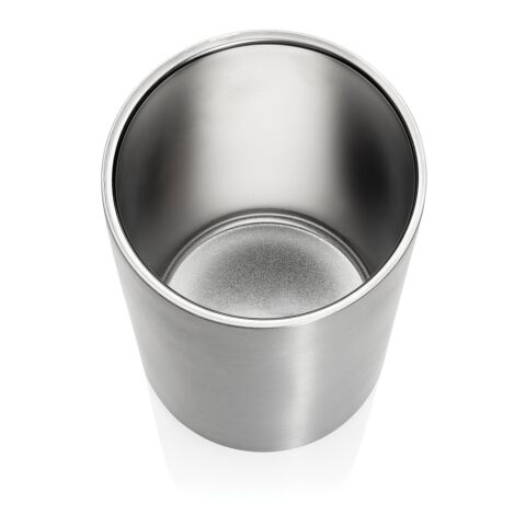 Cubo Vino de acero inoxidable reciclado certificado plata | sin montaje de publicidad | no disponible | no disponible
