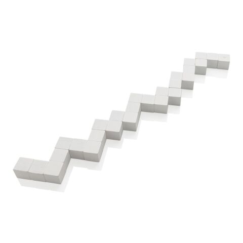 Juego mental de madera FSC® en bolsa de lona blanco | sin montaje de publicidad | no disponible | no disponible