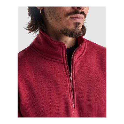 Sudadera con media cremallera "Aneto" Gris Mezcla | XS