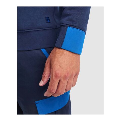 Jersey con media cremallera de 280&nbsp;g/m2 para hombre "Maverick" Estándar | Navy Blue-Azul real | XL | sin montaje de publicidad | no disponible | no disponible | no disponible