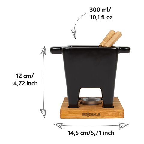 Fondue de Tapas Nero 300 ml de BOSKA negro-marron | sin montaje de publicidad | no disponible | no disponible