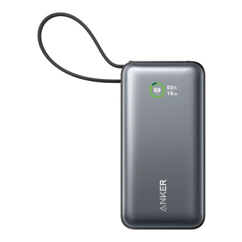 Batería externa Anker Nano 30W con cable USB-C integrado negro
