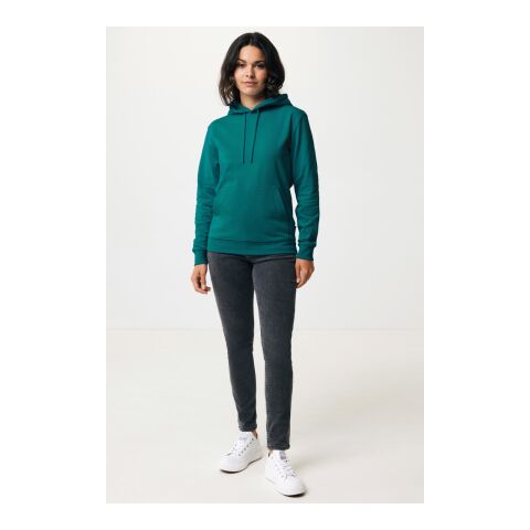 Sudadera Iqoniq Jasper de algodón reciclado Verdete | XXS | sin montaje de publicidad | no disponible | no disponible | no disponible