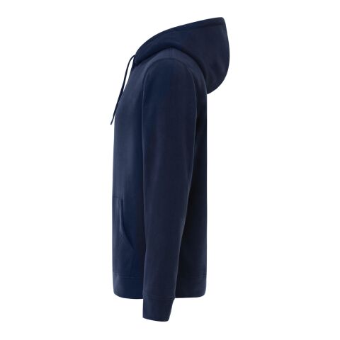 Sudadera Trivor con capucha poliéster reciclado Iqoniq azul marino | S