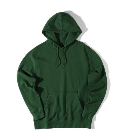 Sudadera con capucha ligera de algodón reciclado Iqoniq Rila verde bosque | L | sin montaje de publicidad | no disponible | no disponible | no disponible