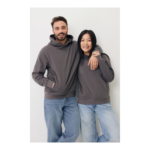 Sudadera Iqoniq Yengo con capucha algodón reciclado antracita | XXL | sin montaje de publicidad | no disponible | no disponible | no disponible