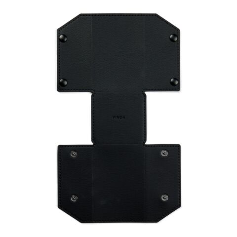 Portalápices VINGA Timo poliéster reciclado RCS negro | sin montaje de publicidad | no disponible | no disponible