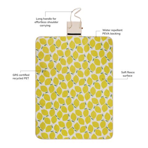 Manta picnic VINGA Arwe amarillo | sin montaje de publicidad | no disponible | no disponible | no disponible
