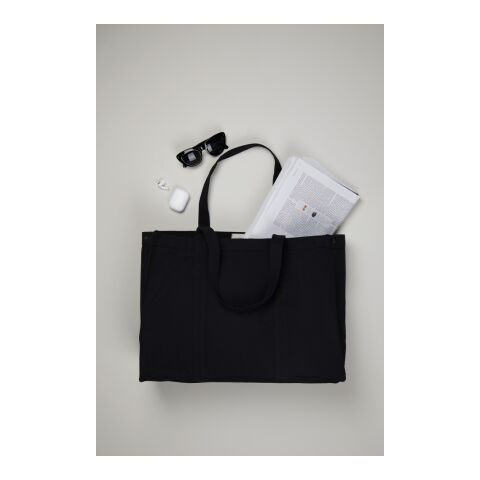 Gran bolsa VINGA Hilo lona reciclada AWARE™ negro | sin montaje de publicidad | no disponible | no disponible | no disponible