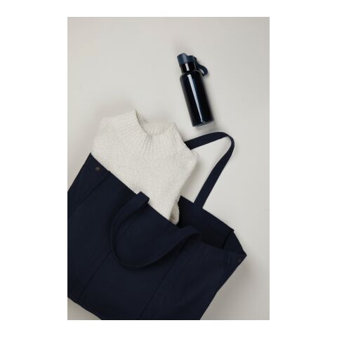 Gran bolsa VINGA Hilo lona reciclada AWARE™ azul marino | sin montaje de publicidad | no disponible | no disponible | no disponible