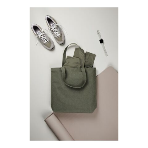 Bolsa VINGA Hilo de lona reciclada AWARE™ verde | sin montaje de publicidad | no disponible | no disponible | no disponible