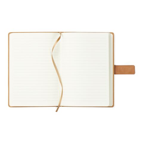 Libreta VINGA Bosler de lona reciclado RCS marron | sin montaje de publicidad | no disponible | no disponible