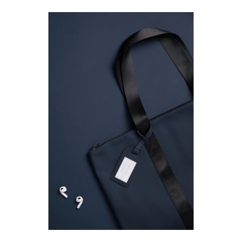 Etiqueta equipaje VINGA Baltimore poliéster RCS reciclado azul marino | sin montaje de publicidad | no disponible | no disponible