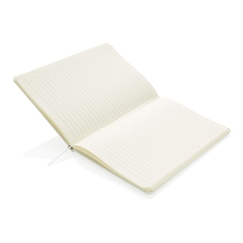 Libreta A5 básica de tapa dura blanco | sin montaje de publicidad | no disponible | no disponible