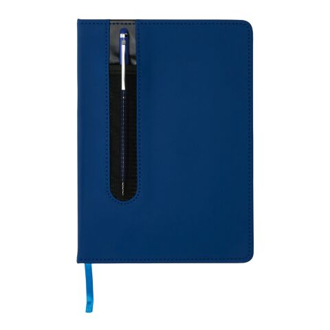 Libreta A5 Deluxe con bolígrafo azul marino | sin montaje de publicidad | no disponible | no disponible | no disponible