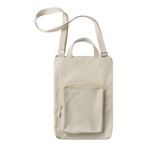 Bolsa para pc de algodón Iker beige | sin montaje de publicidad | no disponible | no disponible