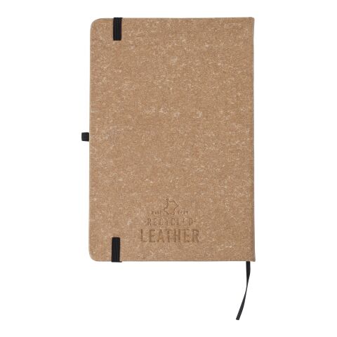 Cuaderno de cuero reciclado Gianna negro | sin montaje de publicidad | no disponible | no disponible