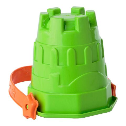 Cubo de playa de PP reciclado Mateo colorido | sin montaje de publicidad | no disponible | no disponible