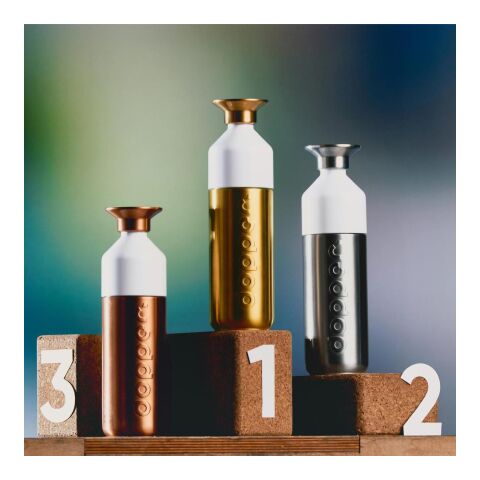 Dopper Steel 800 ml plata/blanco | sin montaje de publicidad | no disponible | no disponible