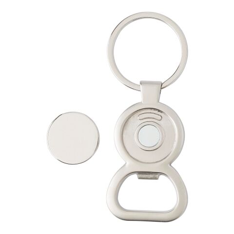 Llavero de metal plata | sin montaje de publicidad | no disponible | no disponible