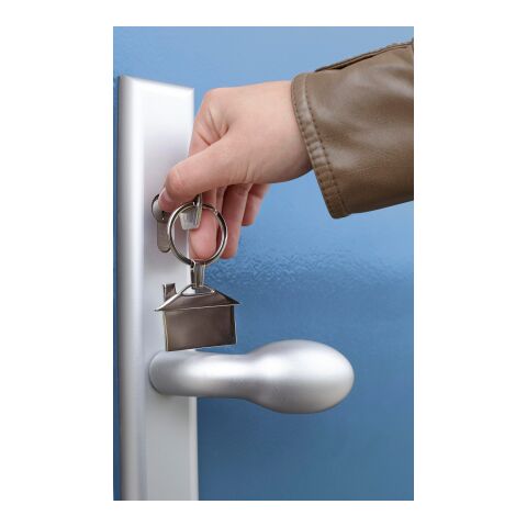 Llavero de metal plata | sin montaje de publicidad | no disponible | no disponible