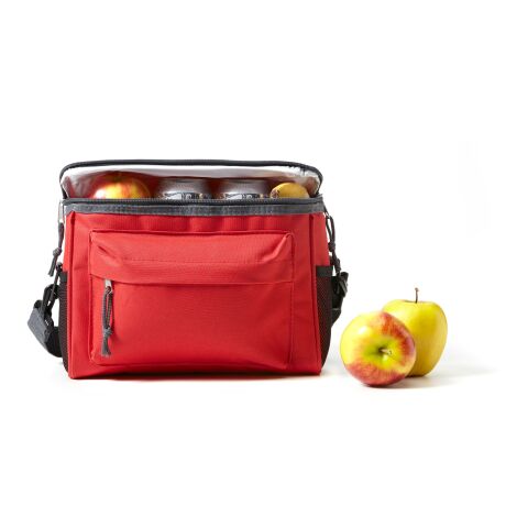 Nevera en poliéster (600D) rojo | sin montaje de publicidad | no disponible | no disponible