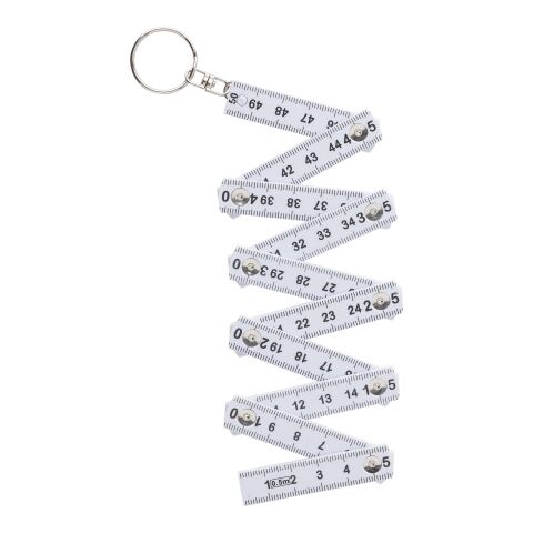 Regla plegable de plástico blanco | sin montaje de publicidad | no disponible | no disponible