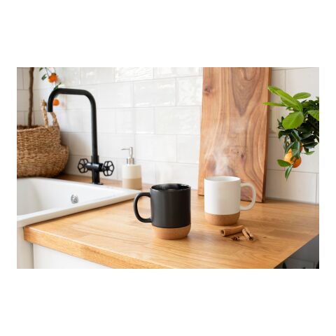 Taza de cerámica Rosamund negro | sin montaje de publicidad | no disponible | no disponible